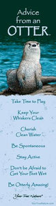 Bookmark: Advice From an Otter