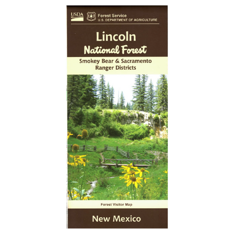 MAP: Lincoln National Forest NM Smokey Bear and Sacramento RD