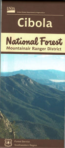 Map: Cibola National Forest NM Mountainair District