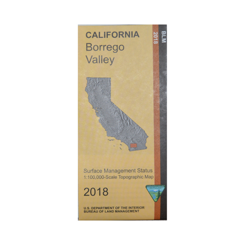 Map: Borrego Valley CA - CA045S