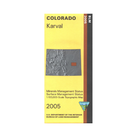 Map: Karval CO (MINERAL)