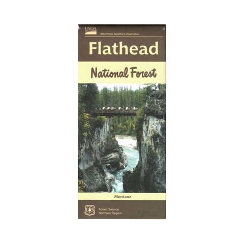 Map: Flathead National Forest MT