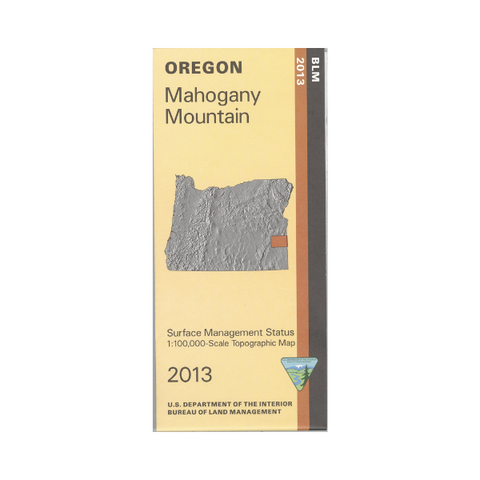 Map: Mahogany Mountain OR - OR037S