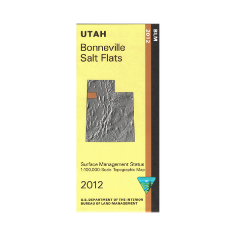 Map: Bonneville Salt Flats UT - UT104S