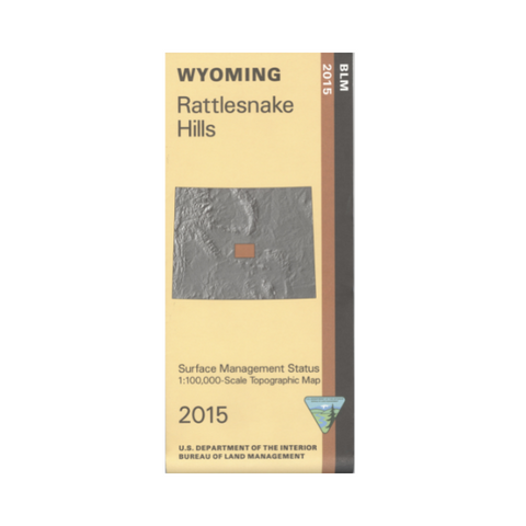 Map: Rattlesnake Hills WY - WY038S