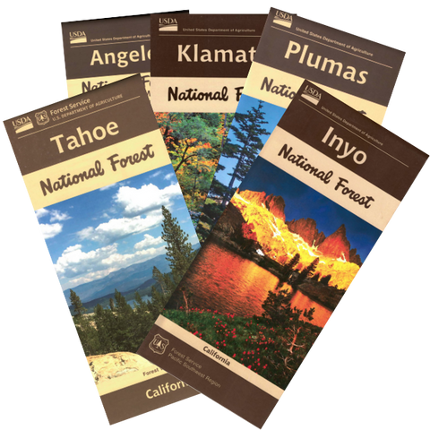 California Forest Service Maps