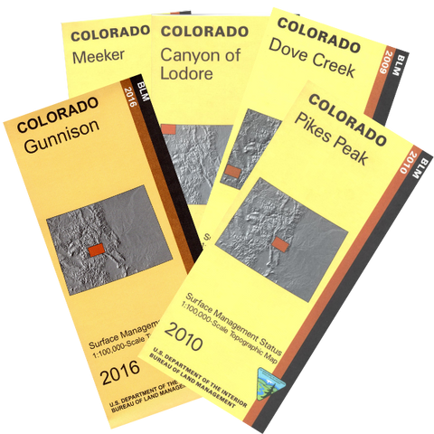 Colorado BLM Map Index