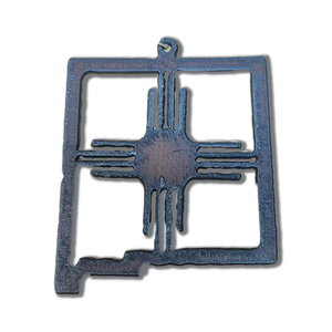 Ornament: NM Zia State (Metal)