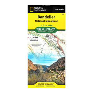 Map: Bandelier National Monument (Trails Illustrated)