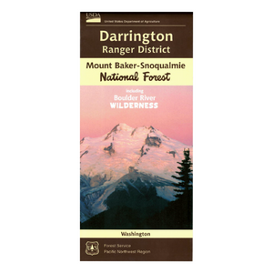 Map: Mount Baker-Snoqualmie National Forest (Darrington Ranger District) WA