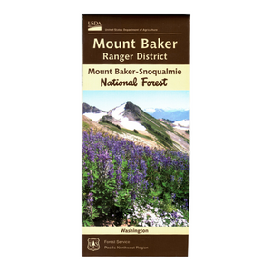 Map: Mount Baker-Snoqualmie National Forest (Mt. Baker Ranger District) WA