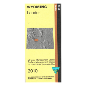 Map: Lander WY (MINERAL)- WY027SM