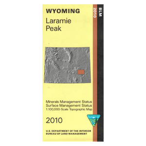 Map: Laramie Peak WY (MINERAL)- WY029SM