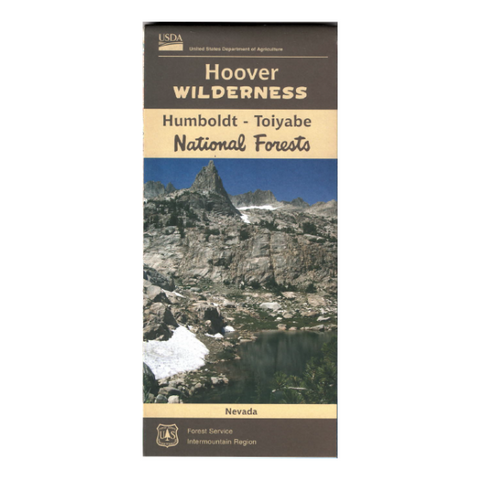 Map: Hoover Wilderness: Humboldt-Toiyabe NF NV