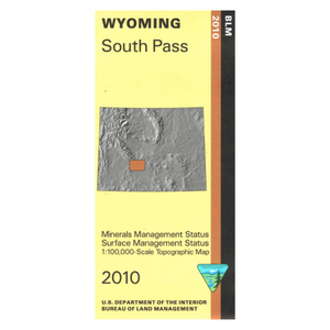 Map: South Pass WY (MINERAL)- WY049SM