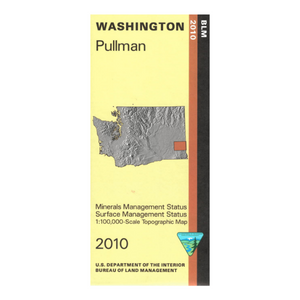 Map: Pullman WA  (MINERAL)- WA029SM