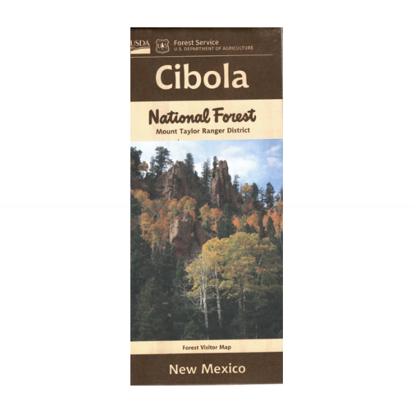 Map Cibola National Forest Nm Mt Taylor District 2023 Edition