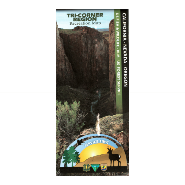 Map Tri Corner Region Recreation Map Ca Nv Or Public Lands