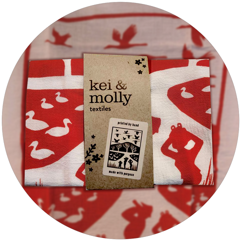 Dish Towel: Sandhill Cranes