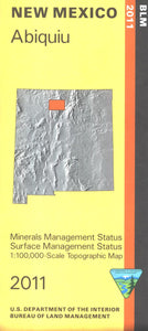 Map: Abiquiu - MINERAL (NM) - NM001SM