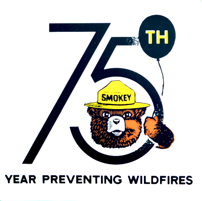 Acrylic Magnet: Smokey Bear 75th Birthday