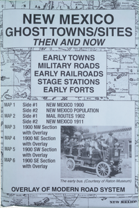 New Mexico Ghost Towns Map