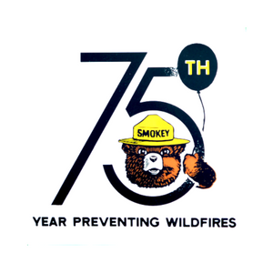 Sticker: Smokey Bear 75th Birthday