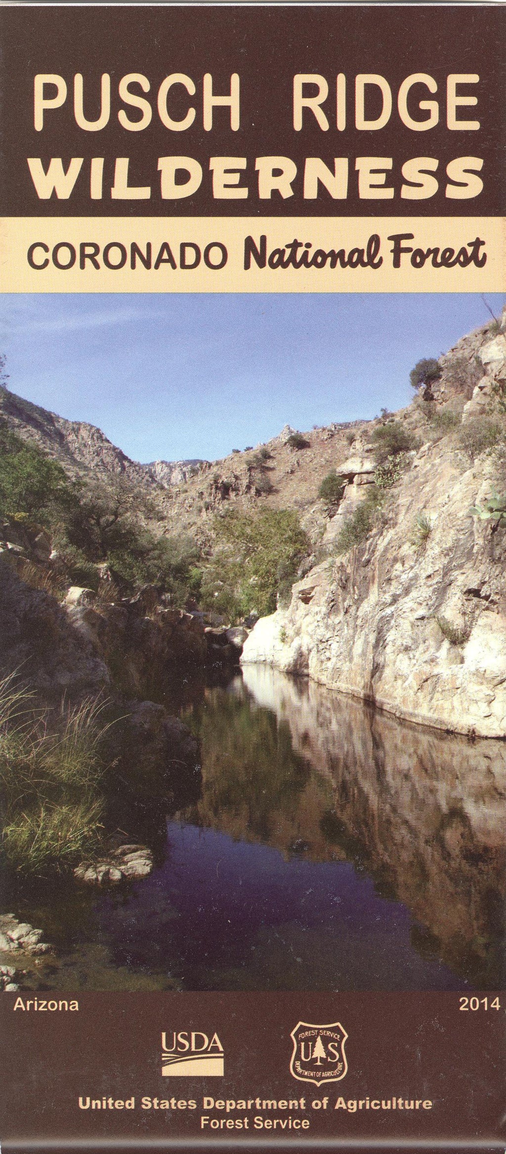Map: Pusch Ridge Wilderness AZ – Public Lands Interpretive Association