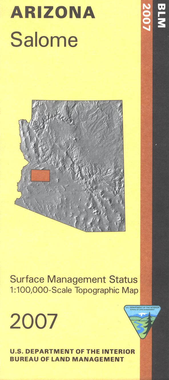 Map: Salome AZ - AZ141S – Public Lands Interpretive Association
