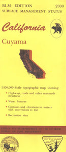 Map: Cuyama CA - CA105S