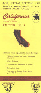 Map: Darwin Hills CA - CA110S