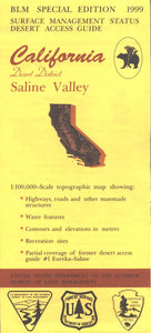 Map: Saline Valley CA - CA400S