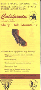 Map: Sheep Hole Mountains CA - CA485S