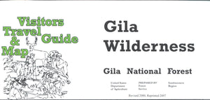 Map: Gila NF, Gila Wilderness NM