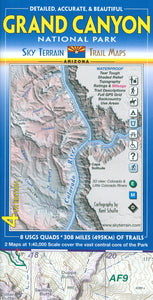 Map: Grand Canyon AZ National Park Trail