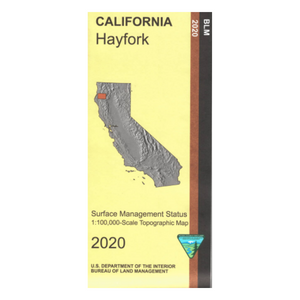 Map: Hayfork CA - CA185S