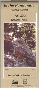 Map: Idaho Panhandle: St. Joe National Forest ID