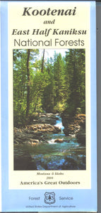 Map: Kootenai National Forest ID Kaniksu East