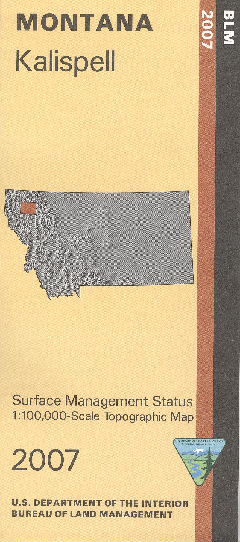Map: Kalispell MT - MT1102S – Public Lands Interpretive Association