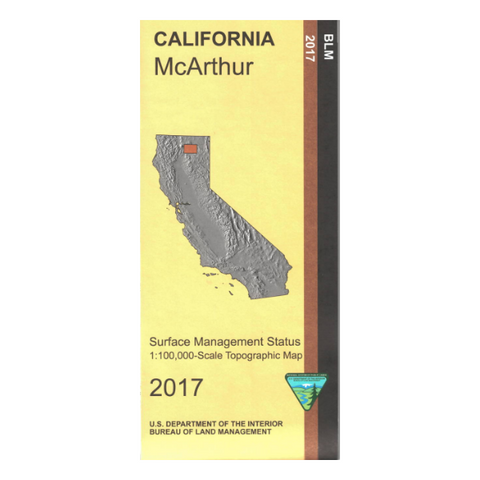 Map: McArthur CA - CA255S