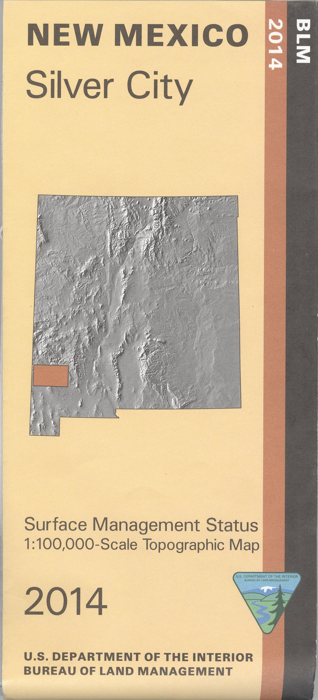 Map Silver City NM NM050S Public Lands Interpretive Association