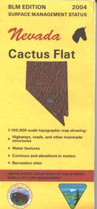Map: Cactus Flat NV - NV107S