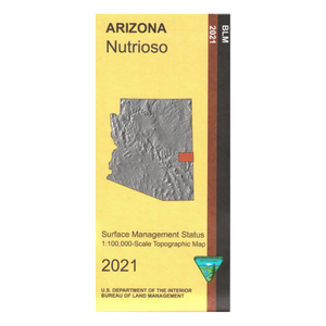 Map: Nutrioso AZ - AZ132S