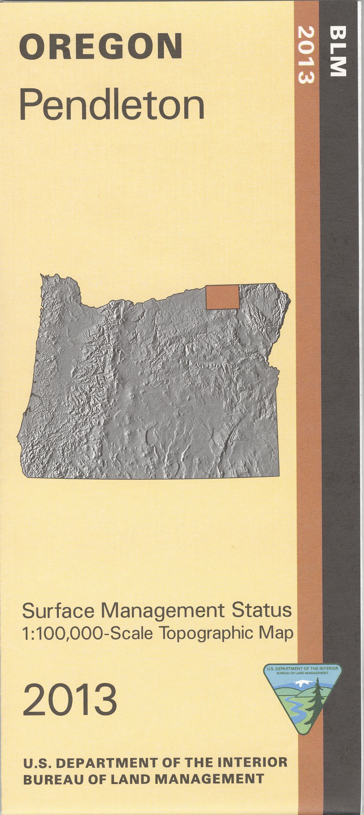 Map: Pendleton OR - OR048S – Public Lands Interpretive Association