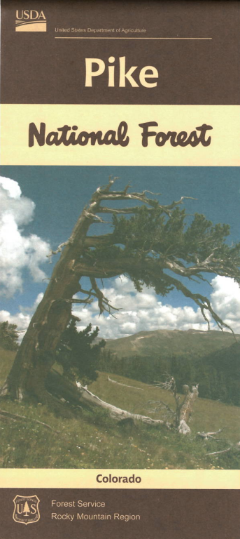 Map: Pike National Forest CO โ Public Lands Interpretive Association