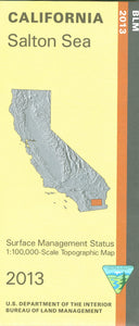 Map: Salton Sea CA - CA405S