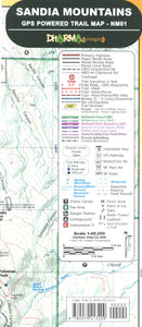 Map: Sandia Mountains GPS