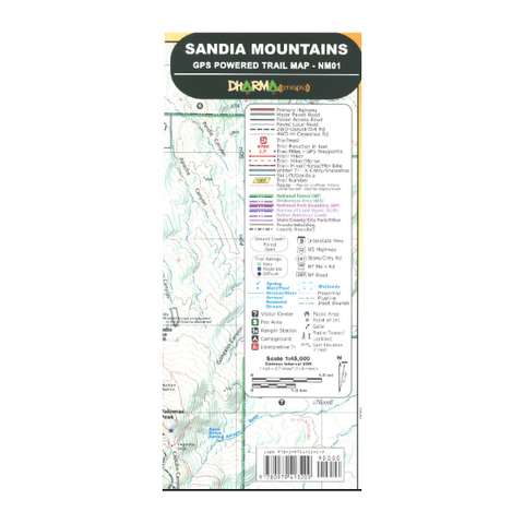 Map: Sandia Mountains GPS