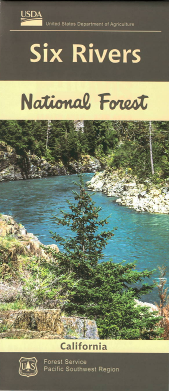 Map: Six Rivers National Forest CA – Public Lands Interpretive Association