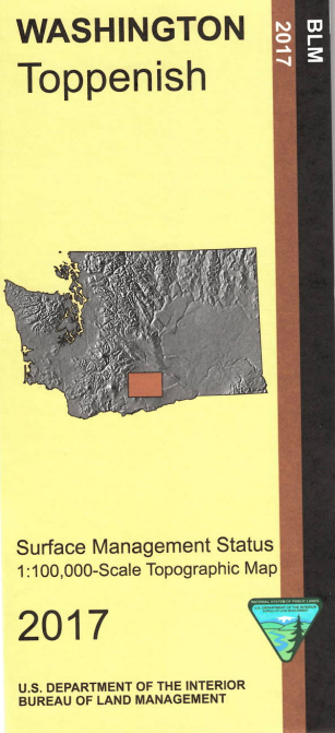 Toppenish Ridge Map: Toppenish WA – Public Lands Interpretive Association